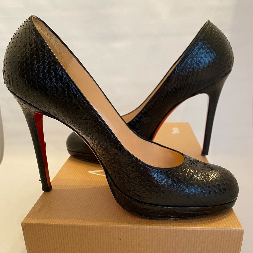 Christian Louboutin New Simple Pump 120 Python Lucido size 37.5
